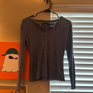 Old Navy, XS, blue long sleeve top. Barely worn and in good condition